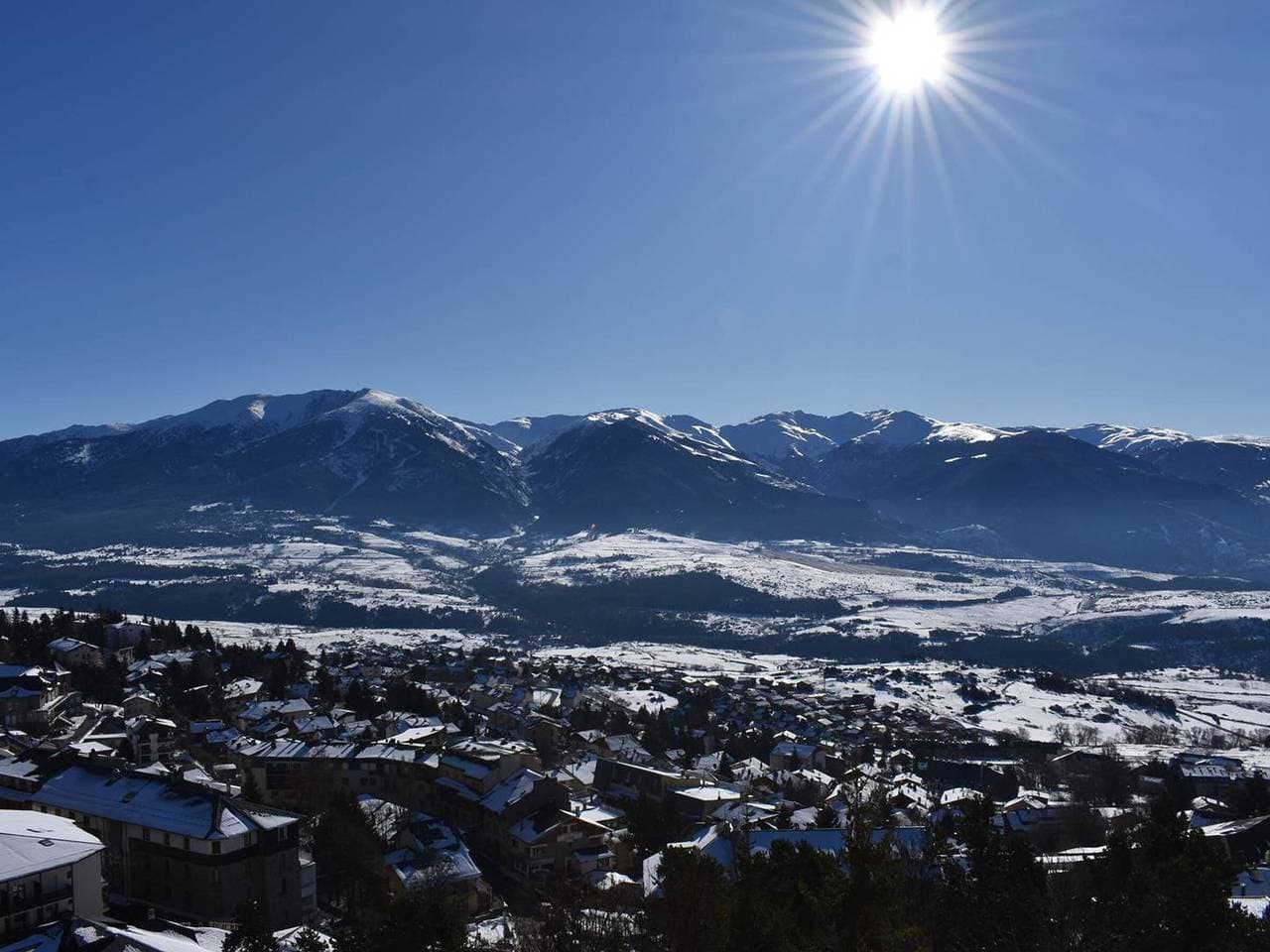 Foto 9 von 10: Süd-Studio mit Blick auf die Pyrenäen in Font-Romeu