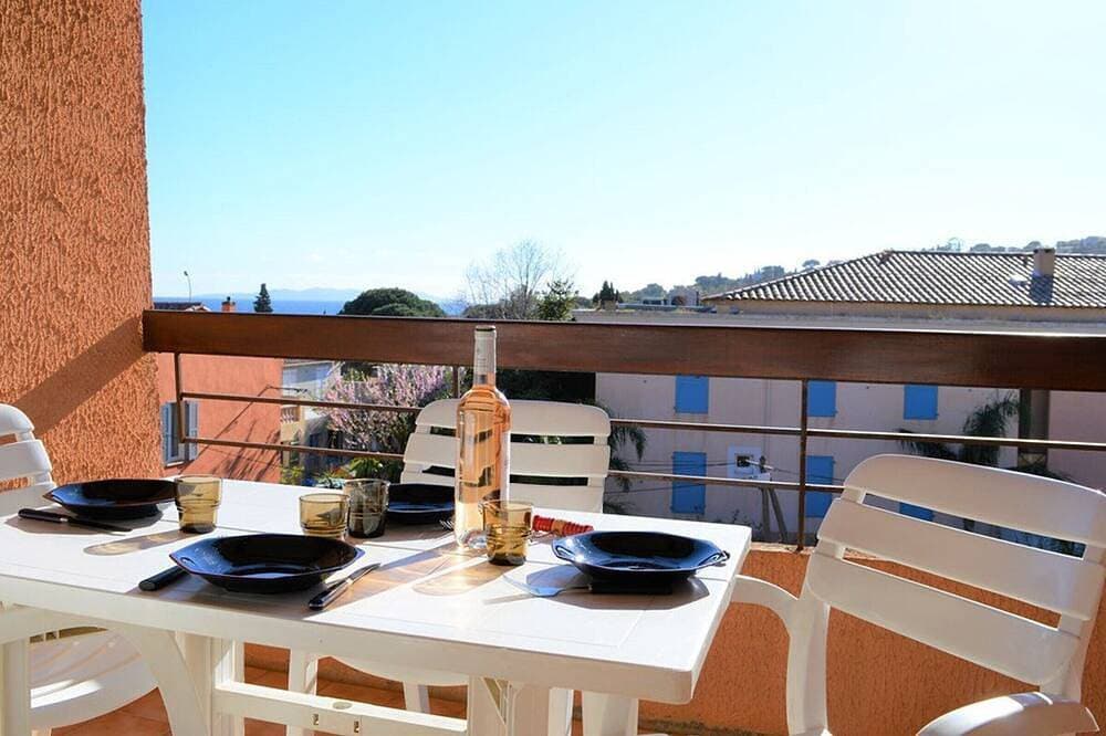 Studio für 4 Pers, Parkplatz, Haustiere erlaubt, strandnah - Le Lavandou 1