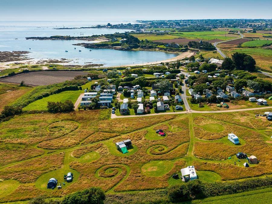 Camping La Ferme du Bord de Mer - Mobilheim 2 personen - Bora mit Terrasse 1 Schlafzimmer 1