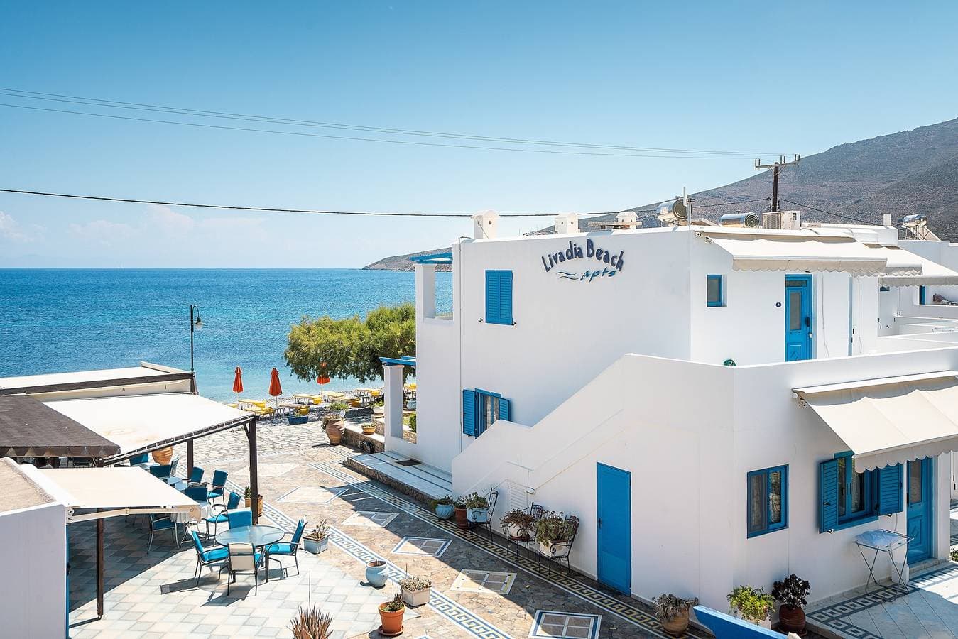 Foto 2 von 31: Ferienhaus 'Livadia Beach Tilos Apartment ' mit Meerblick, WLAN und Klimaanlage