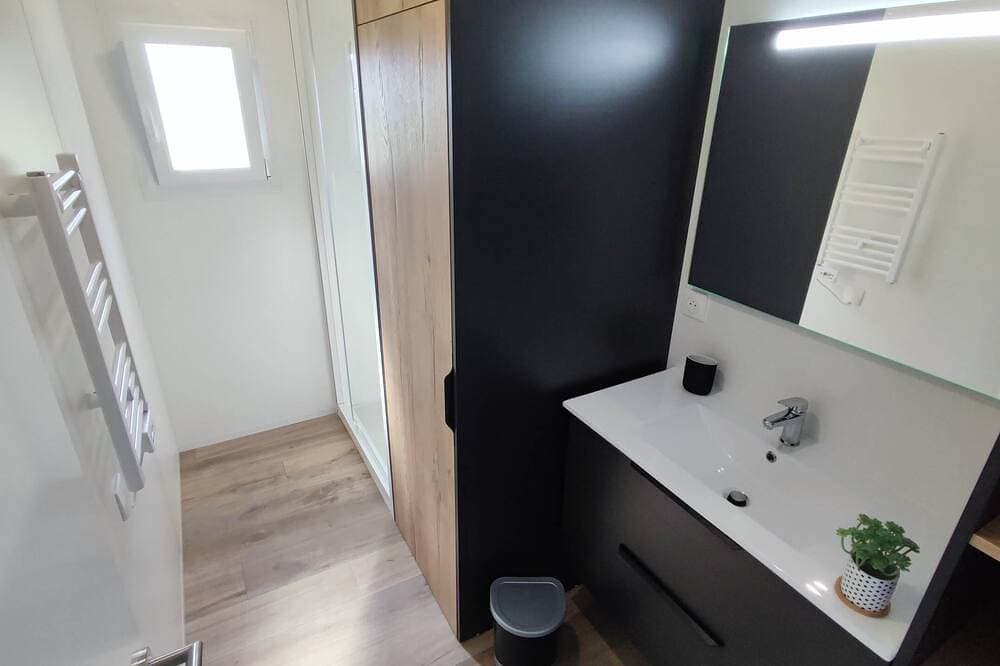 Foto 4 von 25: Residence Belle Plage: Chalet \"Sable Fin“, 300 m vom Gold Beach (Landungsstrand der Normandie) entfernt