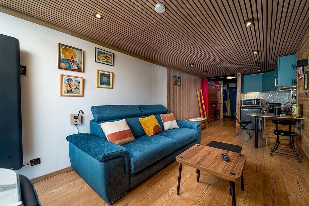 Foto 8 von 10: Beautifully renovated studio apartment, sleeps 4, mountain view