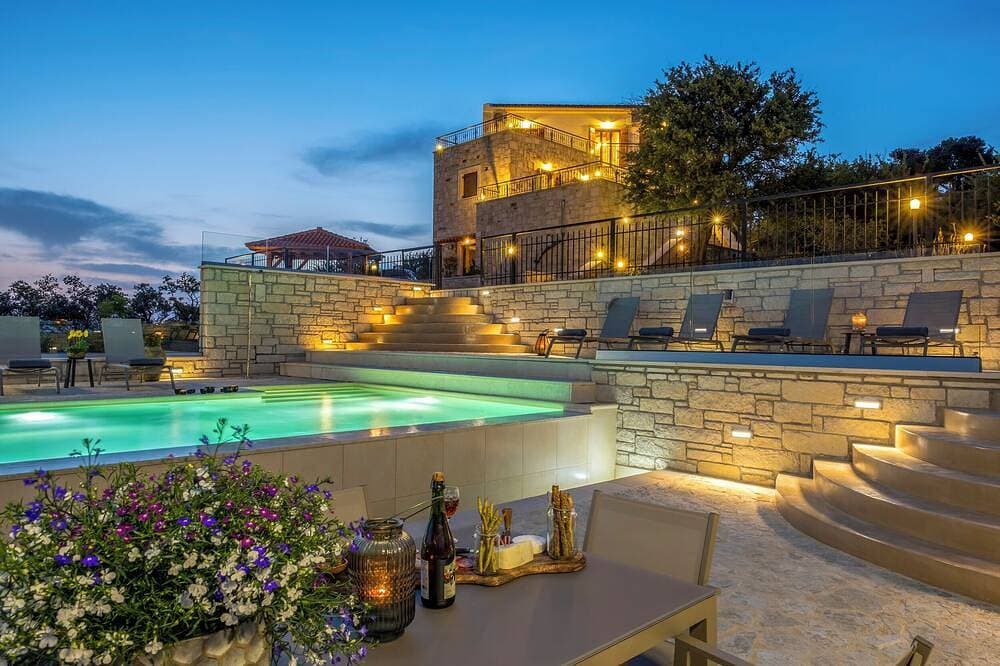 Maria's panoramic seaview Villa 1