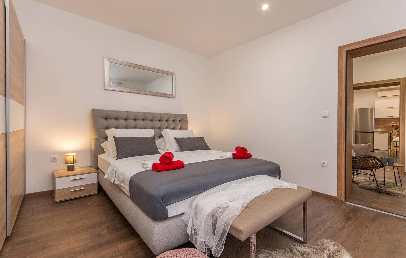 Foto 13 von 24: Gemütliche Ferienwohnung mit Pool, Terrasse und nur 1 km vom Strand entfernt