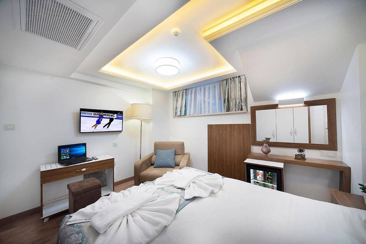 Foto 2 von 13: Lika Hotel – Schönes Standard-Doppel- oder Zweibettzimmer in Istanbul