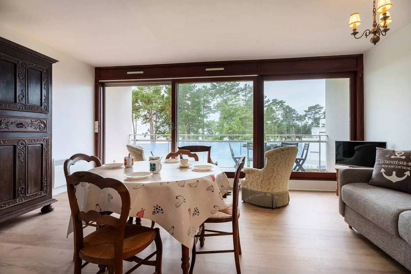 Foto 4 von 15: St Philibert - Ferienwohnung 2 Zimmer - 53m2- Meerblick