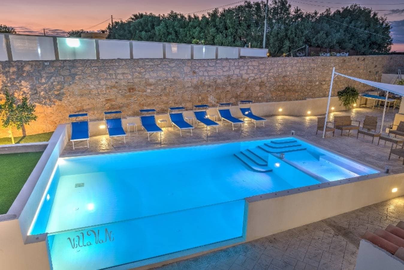 Foto 2 von 29: Ferienwohnung "Villa Vani - Appartamento 1" mit Meerblick, Pool, Terrasse & Wi-Fi