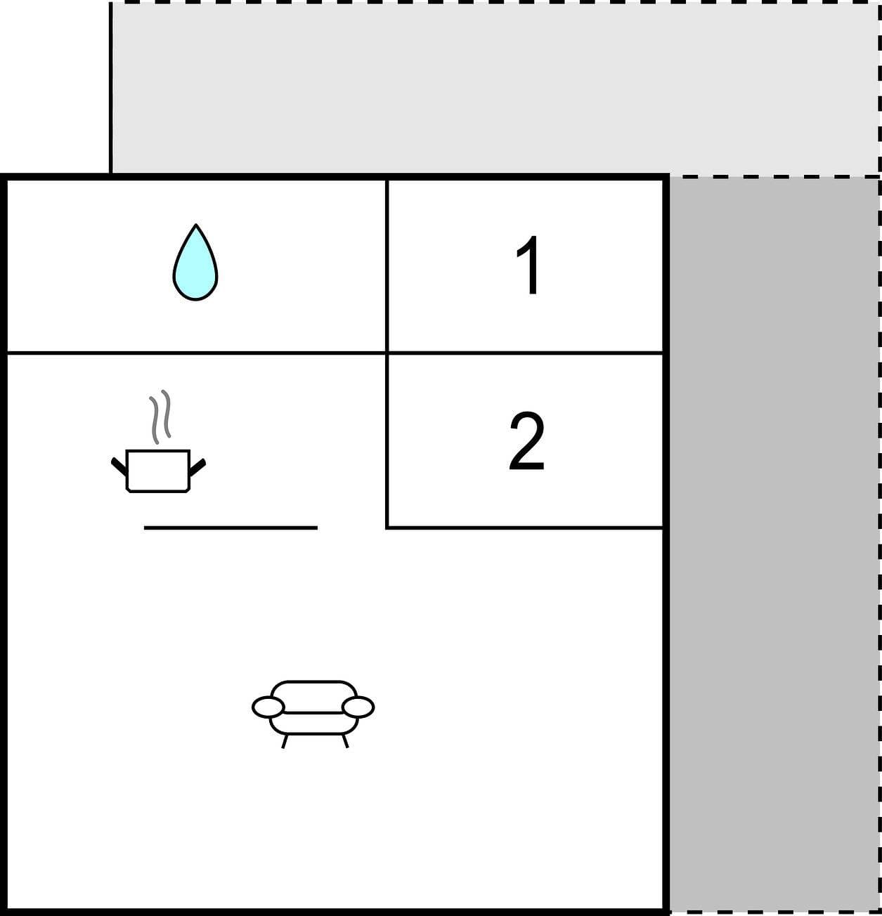Foto 12 von 12: Ferienhaus für 4 Personen mit Garten