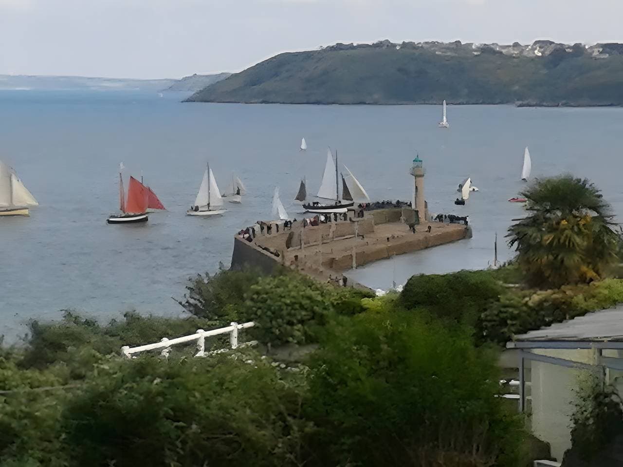 Foto 3 von 31: Ferienhaus 'Gîte 30m De La Mer, plage en contre bas'