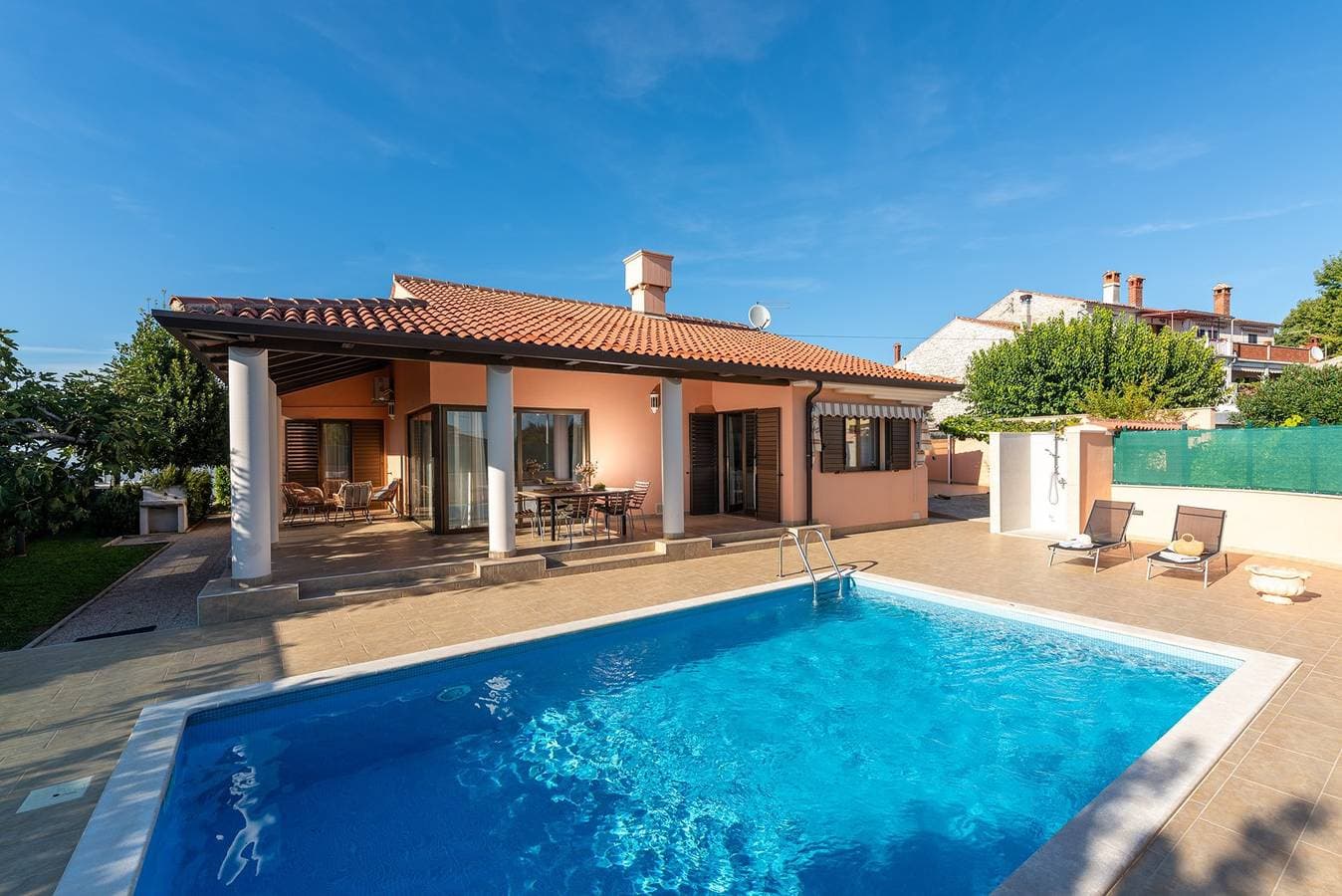 Foto 2 von 41: Villa mit privatem Pool, Meerblick und Grillplatz, Buje-Istrien