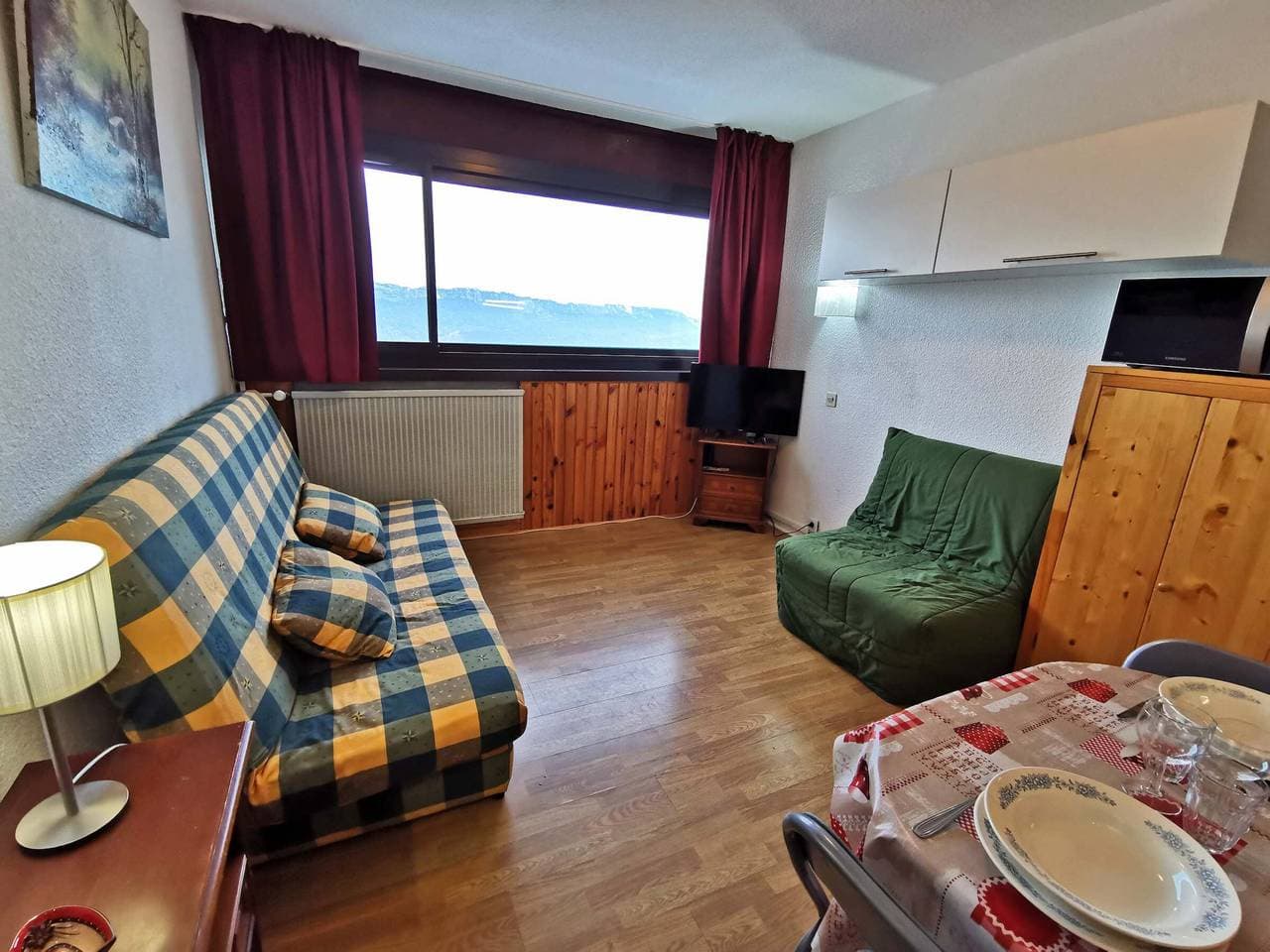 Foto 3 von 10: Gemütliches Studio direkt an der Piste, keine Haustiere erlaubt