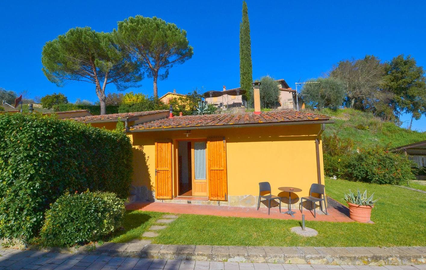 Foto 4 von 24: Gemütliche Ferienwohnung mit Pool, Garten und WLAN im Chianti, 1,5 km vom Torrente Ambra entfernt