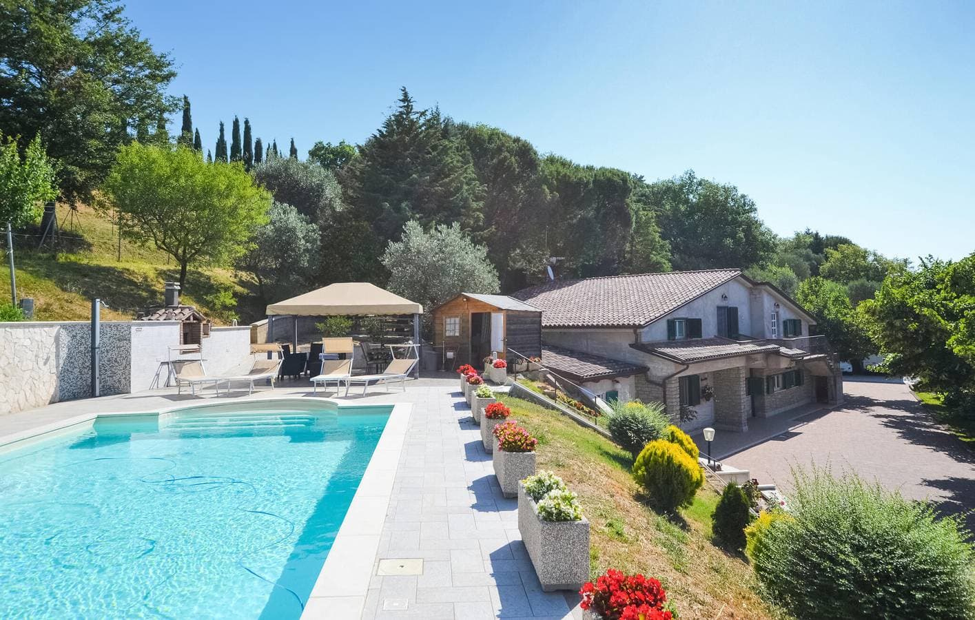 Foto 4 von 25: Gemütliche Wohnung mit Pool und Garten, 2,5km zum Laghetto di Marcarelli