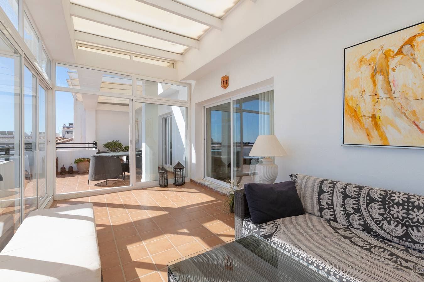 Foto 5 von 28: Penthouse mit fantastischer Aussicht, Bergblick, Meerblick, Terrasse & Garten