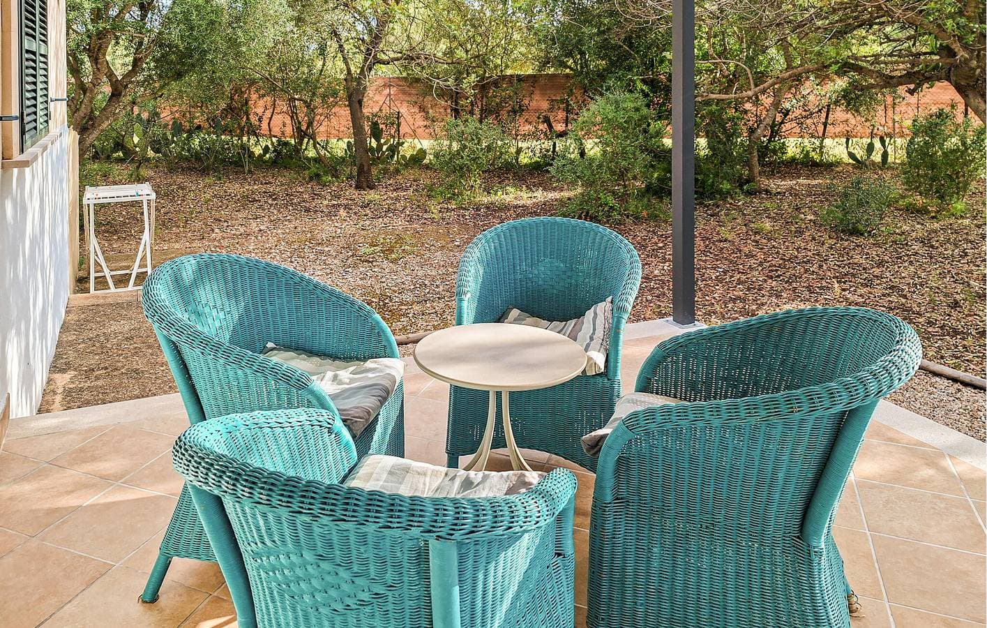 Foto 9 von 38: Gemütliche Terrassenwohnung mit Pool, Küche und Grill in Búger