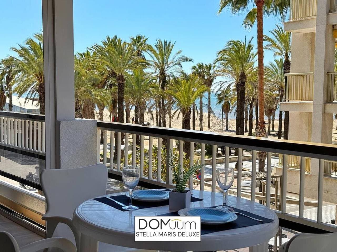 Wohnung 10m zum Strand, Klimaanlage, WiFi, 4 Pers 1
