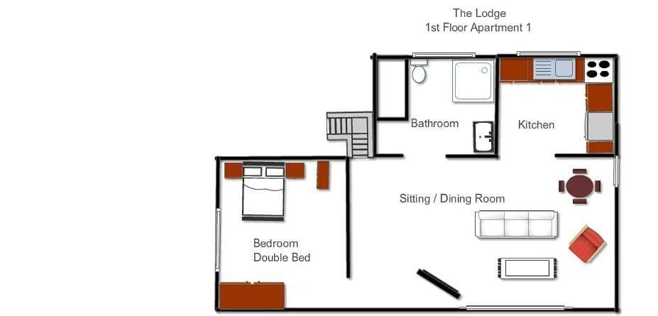 Foto 13 von 16: Apartment First Floor