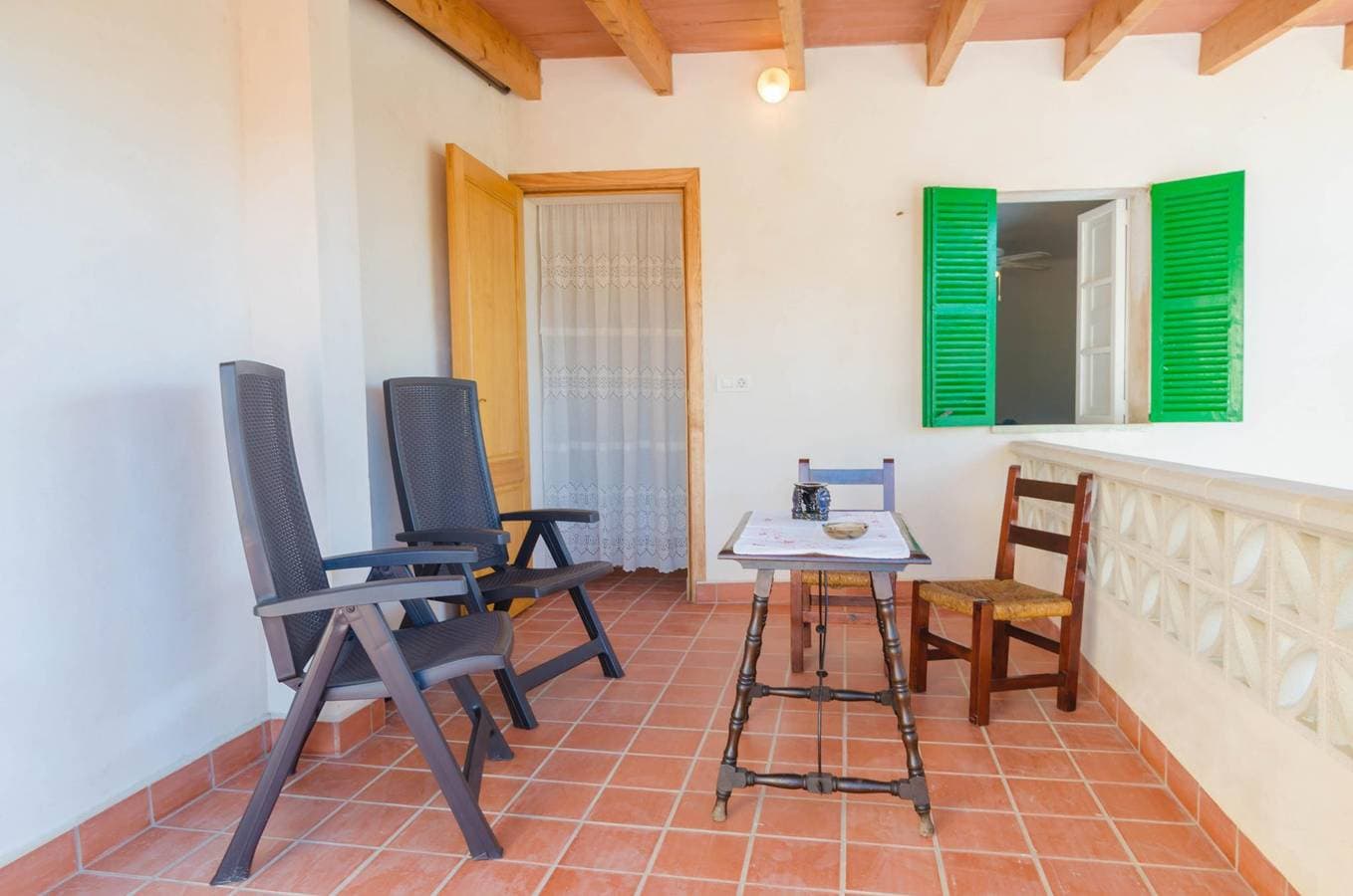 Foto 8 von 24: Can Salas - Apartment mit Terrasse in Porreres. WiFi gratis