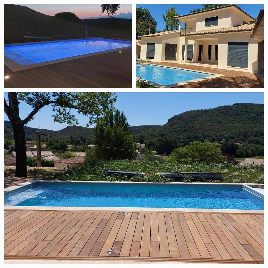 Provence, Uzès, villa climatisée 8 pers avec piscine privée 1