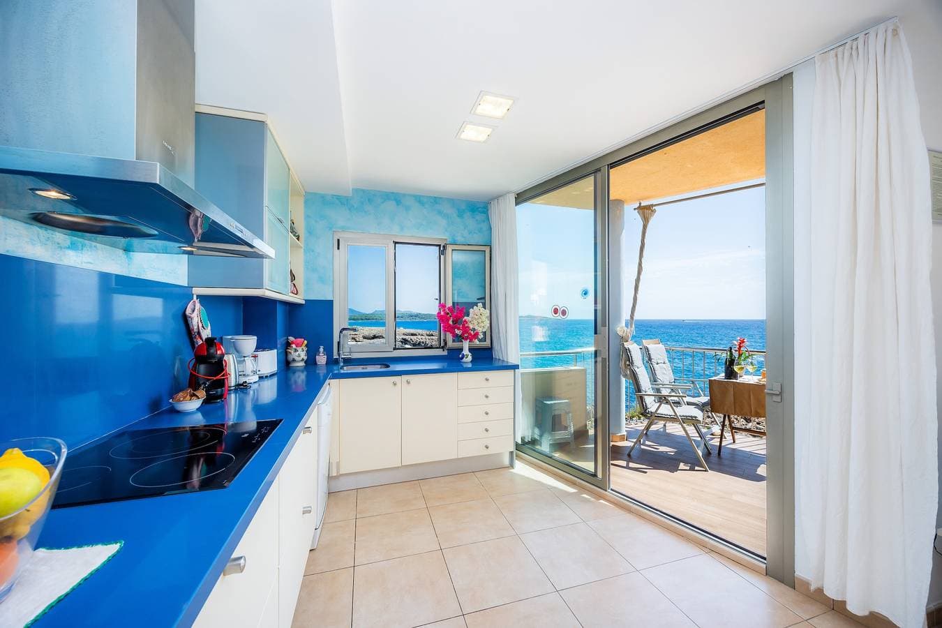 Foto 7 von 29: Apartment "Fábula" mit Meerblick am Mittelmeer in S’Illot-Cala Morlanda