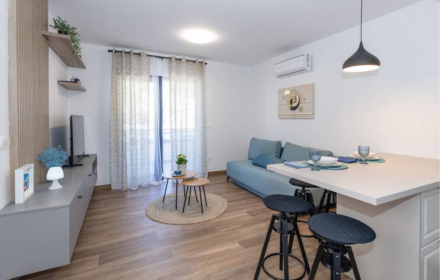 Foto 5 von 29: Gemütliche Wohnung mit Terrasse, WLAN und Parkplatz, 2,5 km vom Strand entfernt