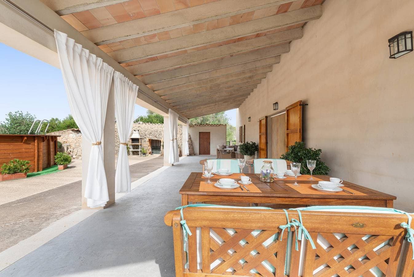 Foto 7 von 32: Son Rossinyol  - Apartment mit privaten Pool in Llubi. WiFi gratis