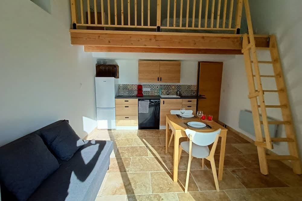 Foto 13 von 19: Charming gîte with jacuzzi facing Mont Ventoux