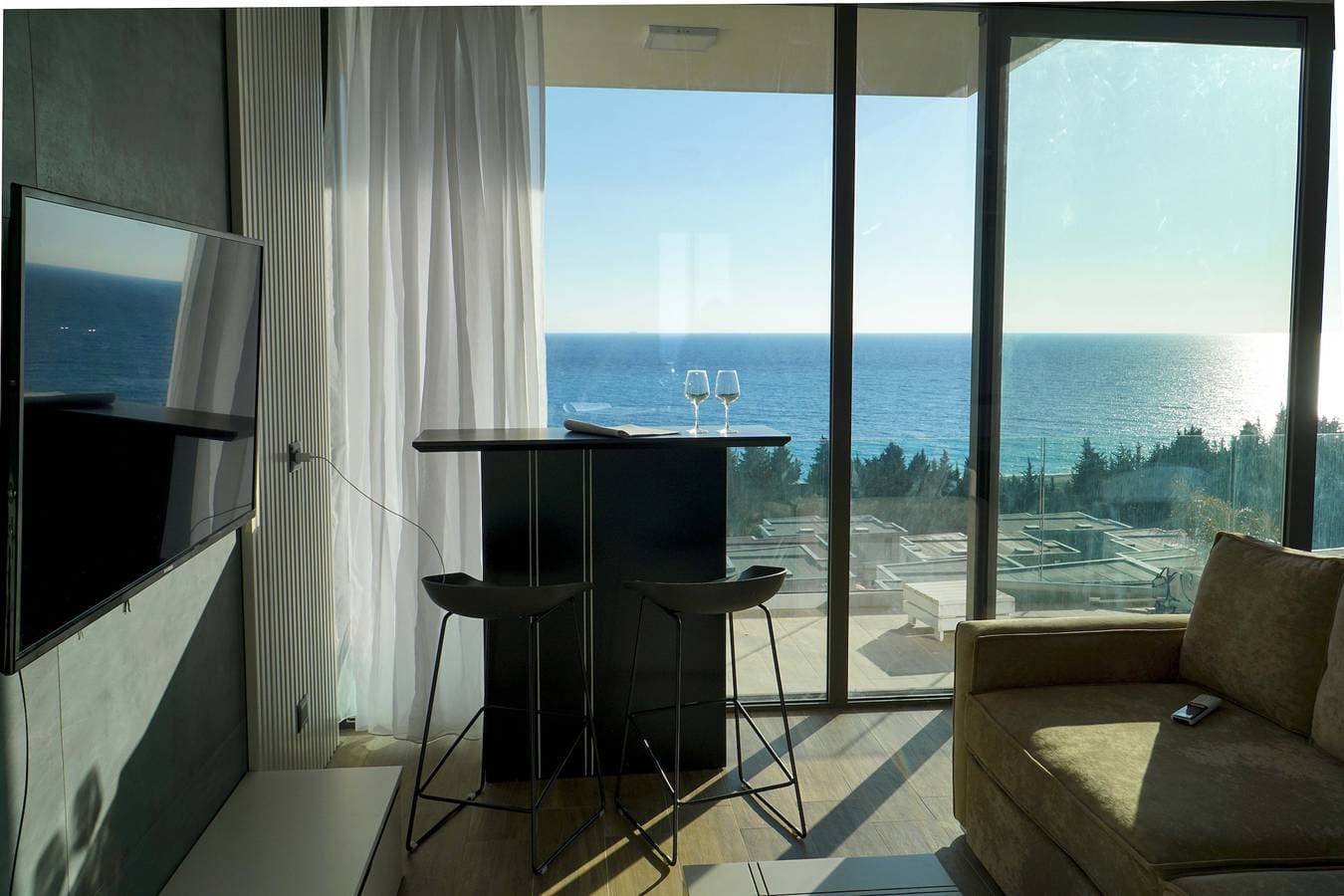 Foto 9 von 52: Olea Residence, luxuriöses Apartment mit Meerblick und Privatstrand 2 Min