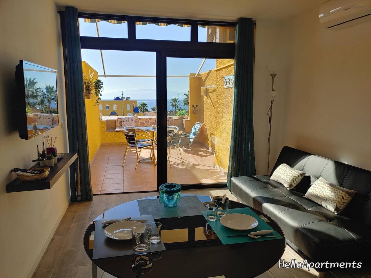 Foto 10 von 25: Schöne Wohnung in Playa de La Arena mit Pool und Terrasse, nahe Los Gigantes