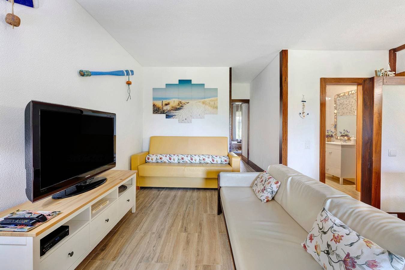 Foto 4 von 24: Ferienwohnung "Casa de Praia Tróia" in der Nähe dem Strand mit Balkon