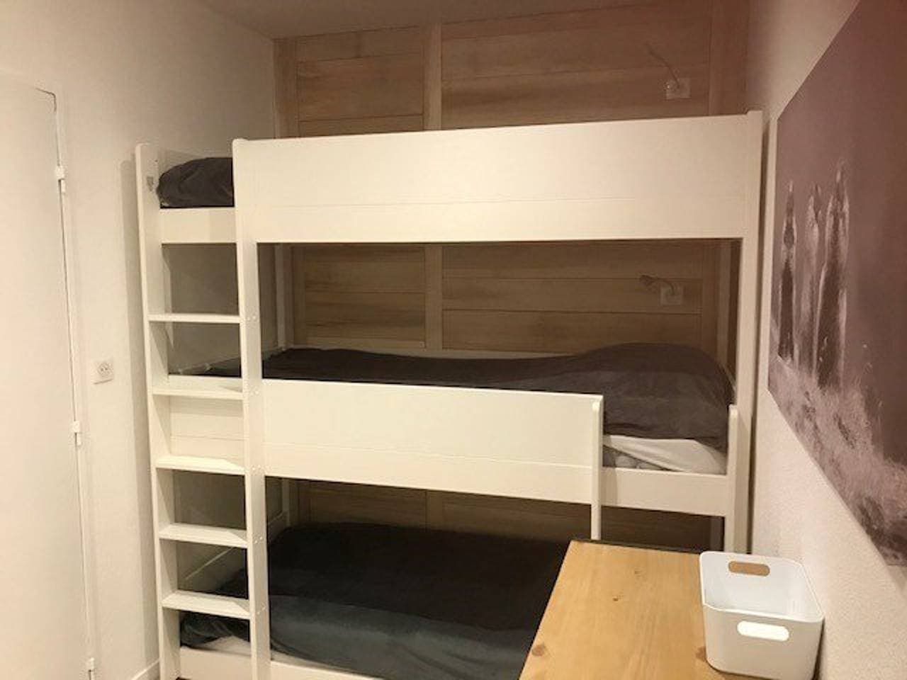 Foto 3 von 15: Studio-Kabine f. 5 Pers - Direkt an Pisten - Überdachter Parkplatz - Balkon