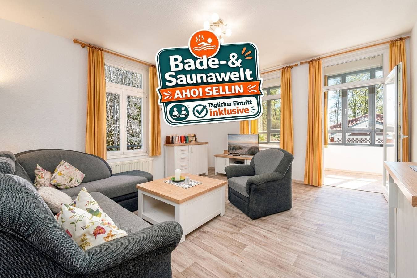 Villa Odin, Sonnenseite - Bade- & Erlebniswelt täglich inklusive 1