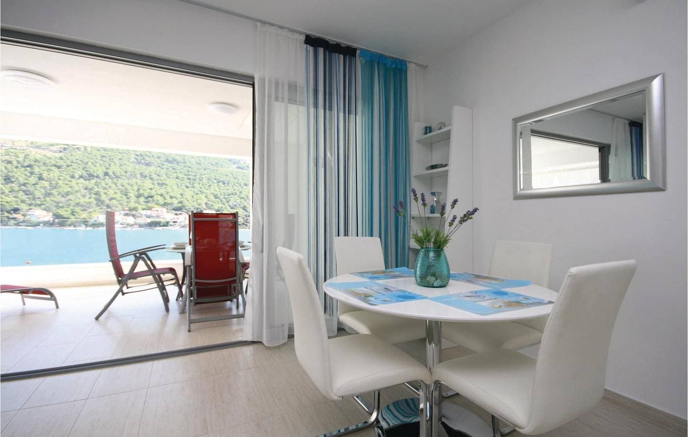Foto 9 von 35: Gemütliche Ferienwohnung mit Meerblick, Terrasse, WLAN und Zugang zum Strand