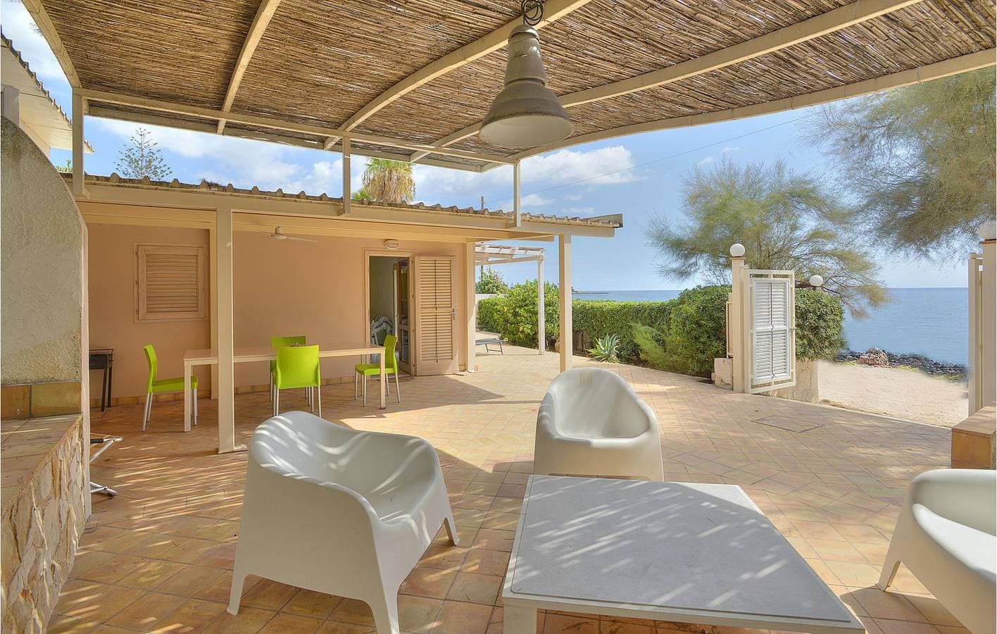Appartement mit Meerblick, Waschmaschine, AC und Garten, 2km zum Fontane Bianche Strand 1