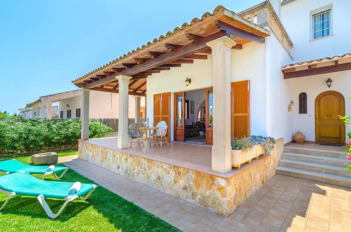 Es Port  - Ferienhaus mit Privatgarten in Portocolom. WiFi gratis 1