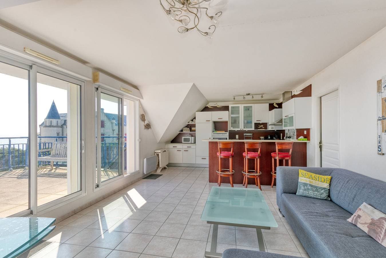 Foto 6 von 26: Appartement mit Meerblick, privater Terrasse und WLAN