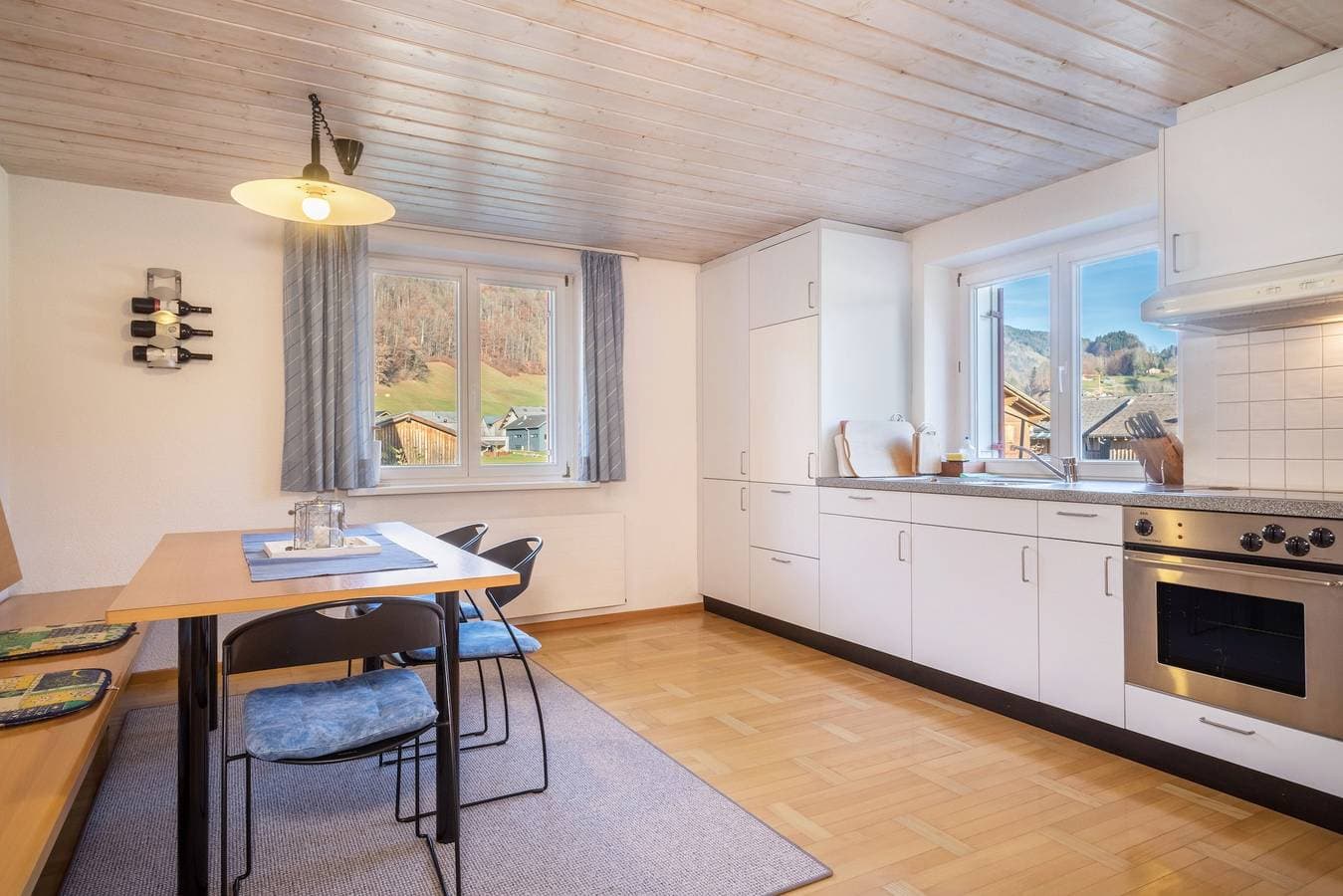 Foto 11 von 24: Ferienwohnung Kanisfluhblick mit Bergblick, Balkon und WLAN