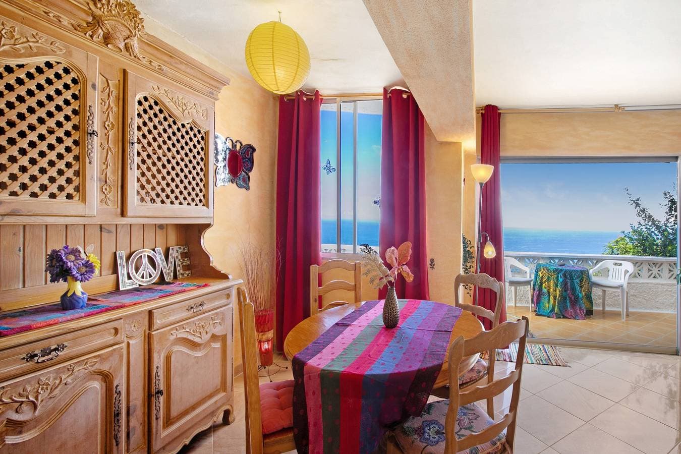 Foto 10 von 31: Ferienwohnung "En Jardín Mariposa" mit Meerblick, Gemeinschaftspool und WLAN