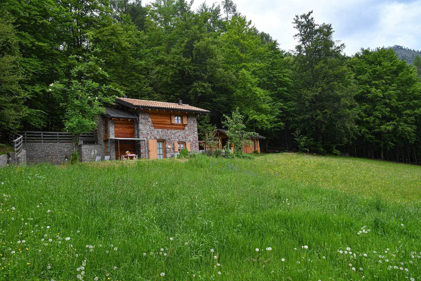 Foto 2 von 31: Chalet „Baita Al Rossat“ mit Bergblick, Garten und WLAN