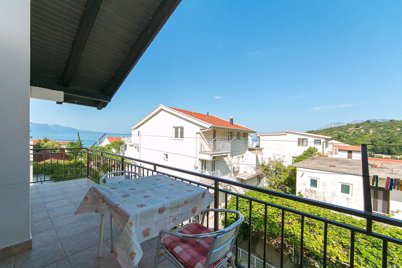 Foto 12 von 12: Studio Appartement mit Terrasse und Meerblick Podaca, Makarska -d