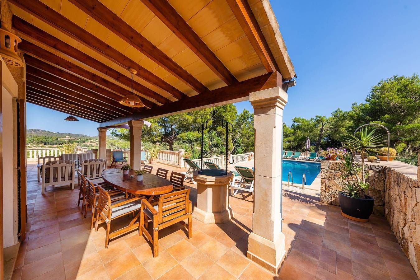 Foto 6 von 29: „Es Turo de França“ mit Bergblick, Pool und WLAN