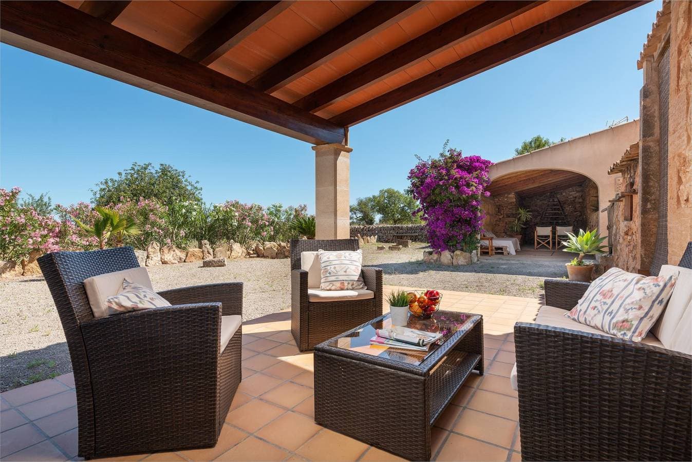 Foto 6 von 47: Can Miquel - Gepflegtes Landhaus mit privatem, erhöhten Pool in der Nähe eines paradiesischen Strandes. WiFi gratis