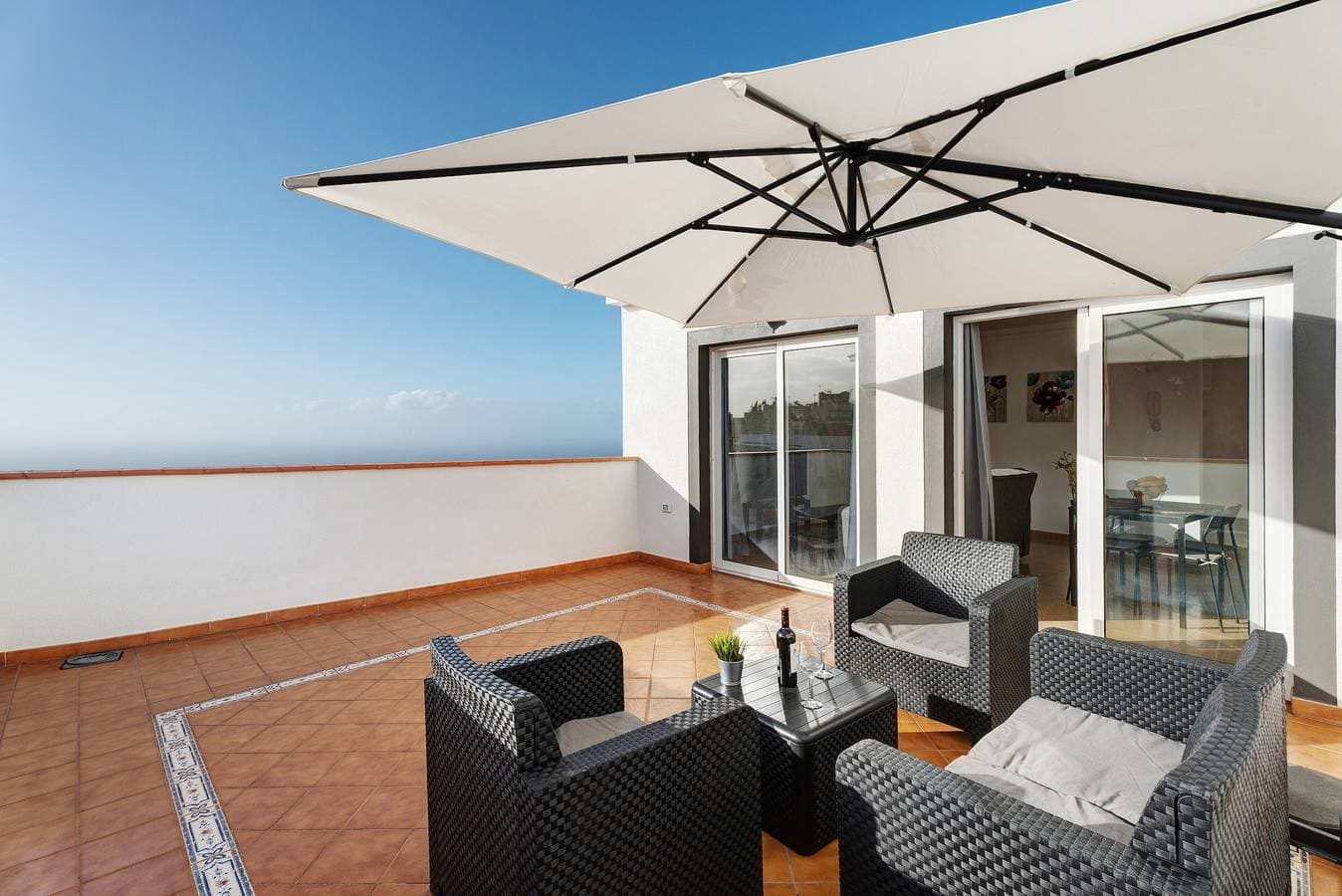 Foto 3 von 24: Ferienwohnung 'Ático San Jose' mit Meerblick, privater Terrasse und WLAN