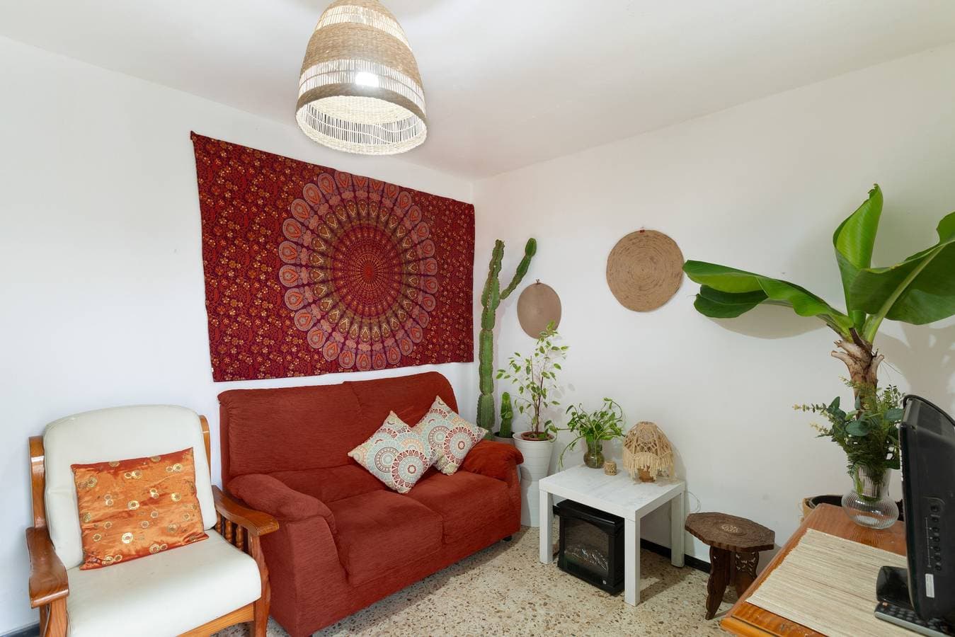 Foto 2 von 26: Ferienhaus 'Casa Vacacional La Finca González' mit Bergblick, privater Terrasse und privatem Garten