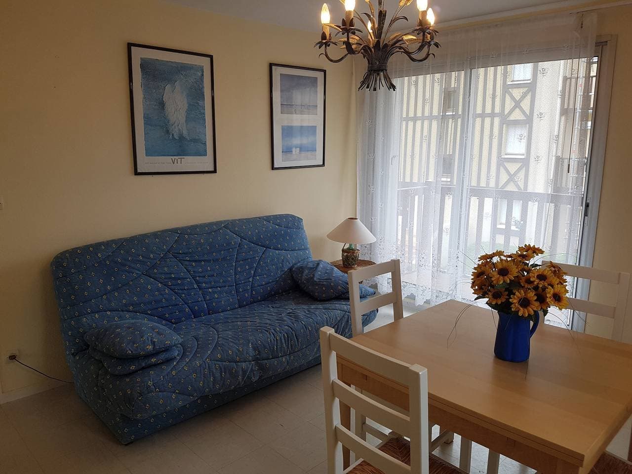 Foto 5 von 13: 2-Zimmer-Wohnung in Strandnähe, großer Balkon, ruhige Lage, Parkplatz - Cabourg