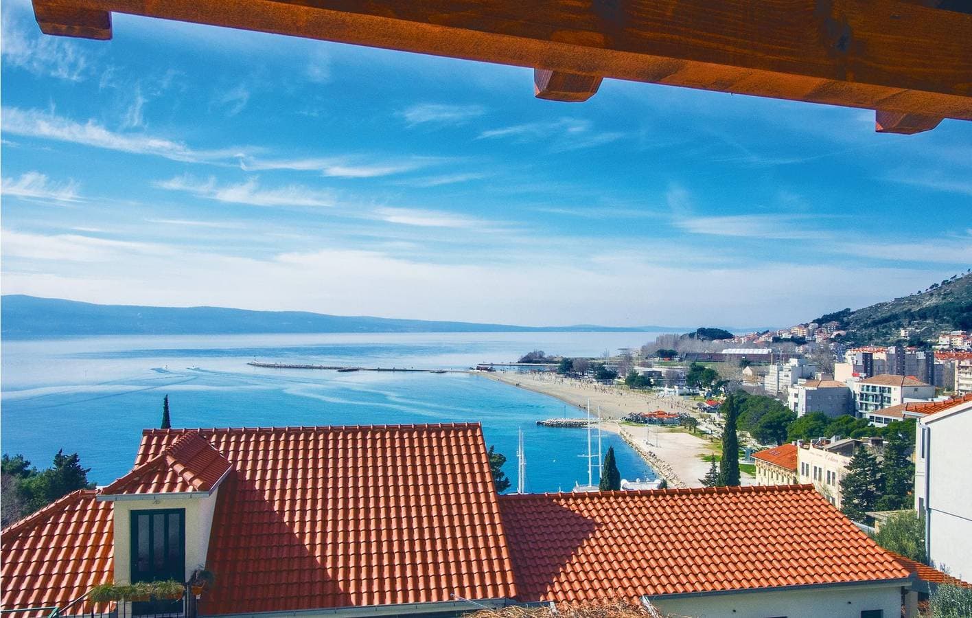 Foto 10 von 28: Modernes Apartment mit 1 Schlafzimmer und Terrasse, 1 km vom Strand entfernt