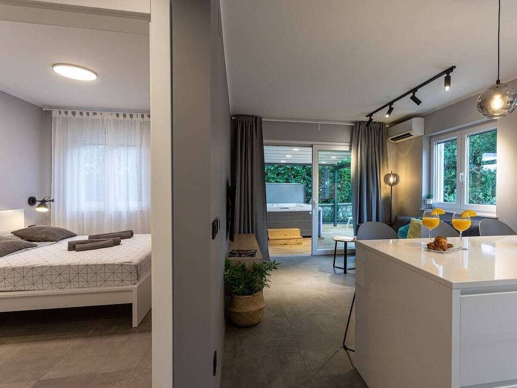 Foto 13 von 47: Ferienwohnung in Baška mit Schwimmbecken