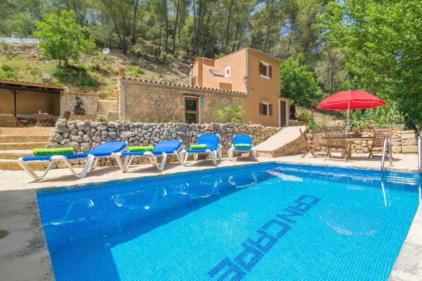 Can Capet - Ferienhaus mit privaten Pool in Andratx. WiFi gratis 1