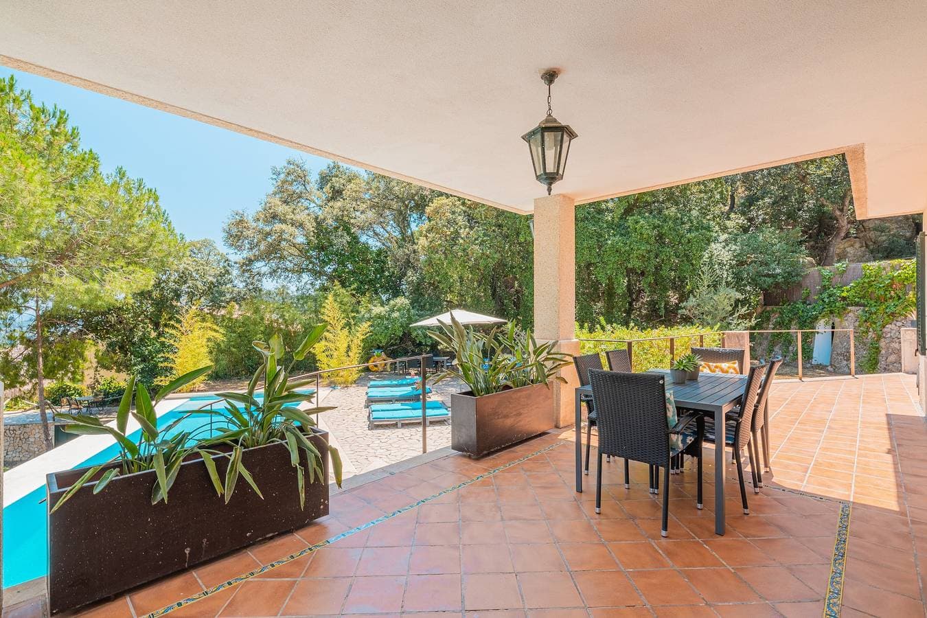 Foto 8 von 25: Haustierfreundliche Villa Ses Basses mit Bergblick, Pool und WLAN