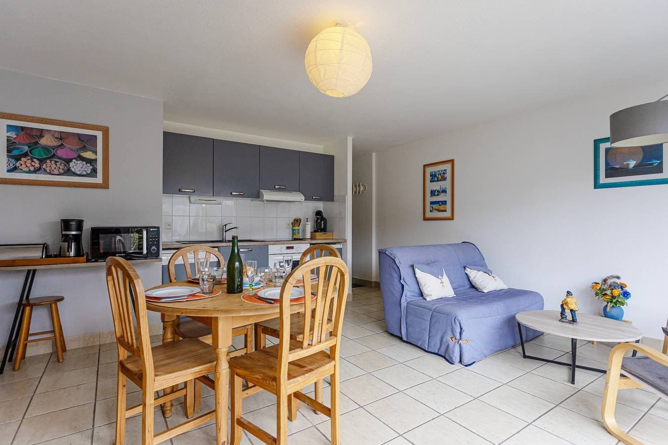 Foto 10 von 31: Appartement 'La Mouette St Philibert 3 Sterne' mit Terrasse, privatem Garten & WLAN